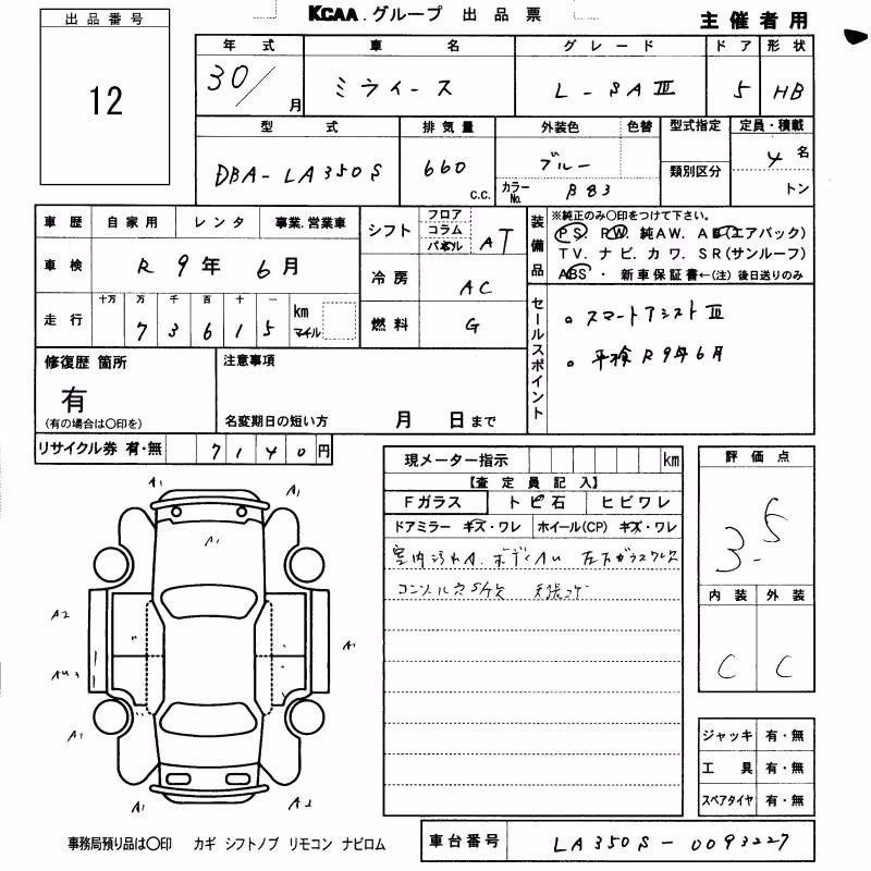 DAIHATSU MIRA E:S