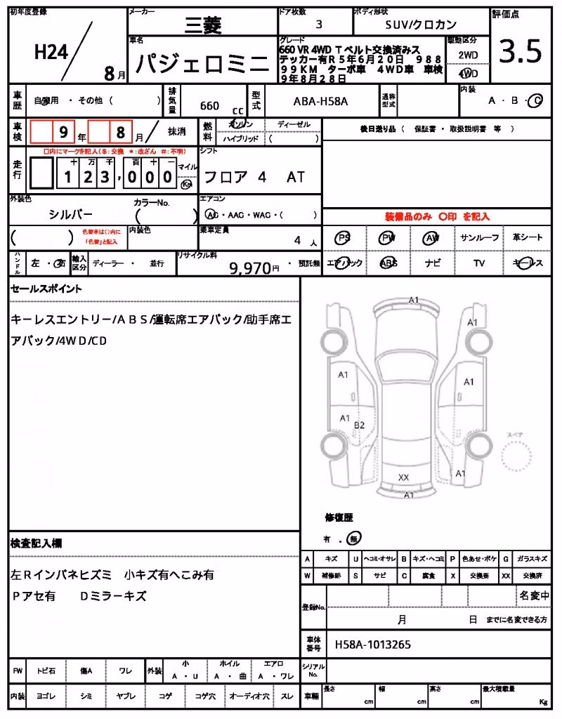 MITSUBISHI PAJERO MINI