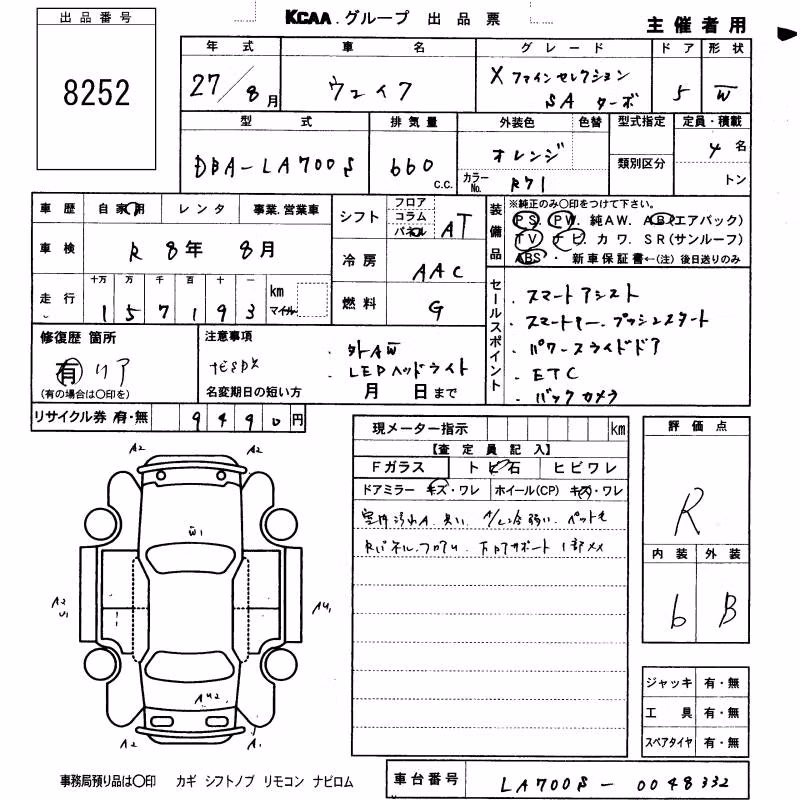 DAIHATSU WAKE