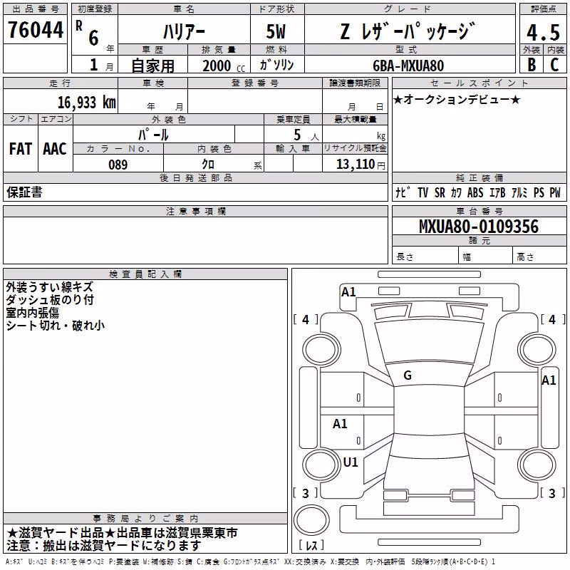TOYOTA HARRIER