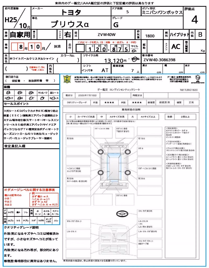 TOYOTA PRIUS ALPHA