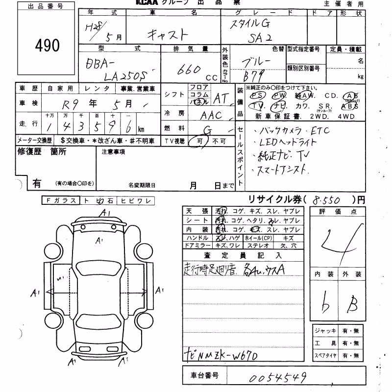 DAIHATSU CAST