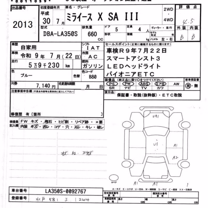DAIHATSU MIRA E:S