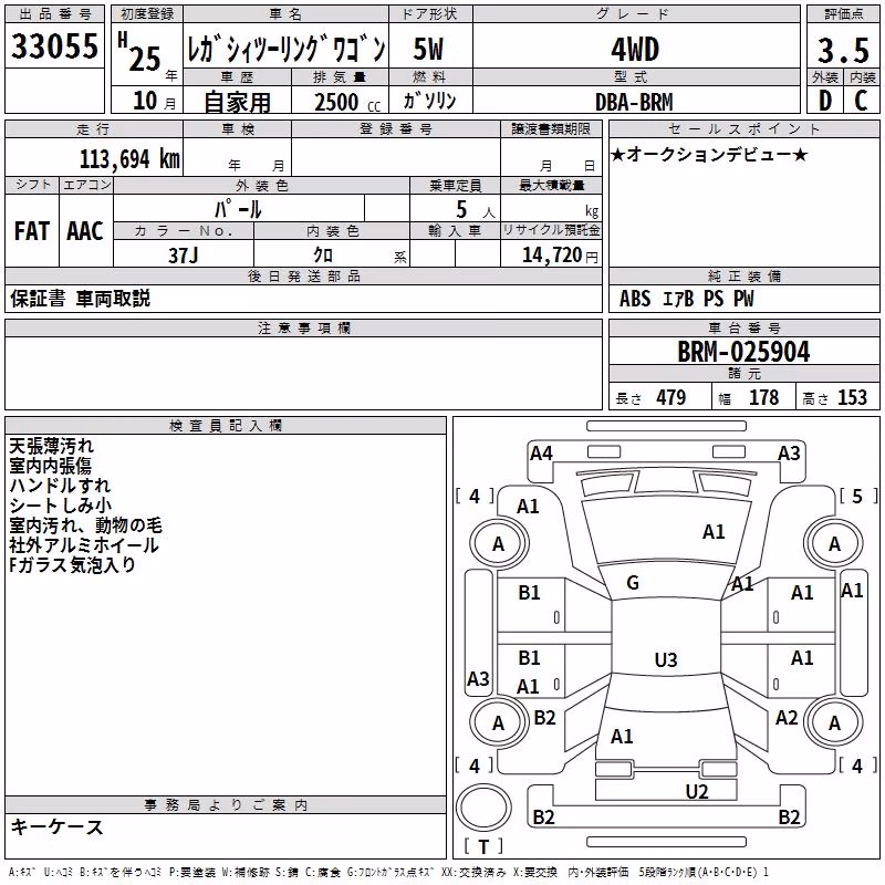 SUBARU LEGACY