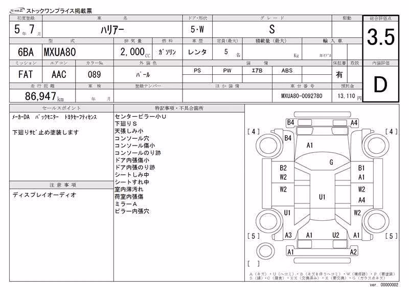 TOYOTA HARRIER