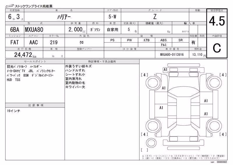 TOYOTA HARRIER