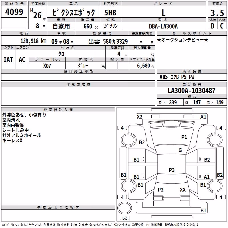 TOYOTA PIXIS EPOCH