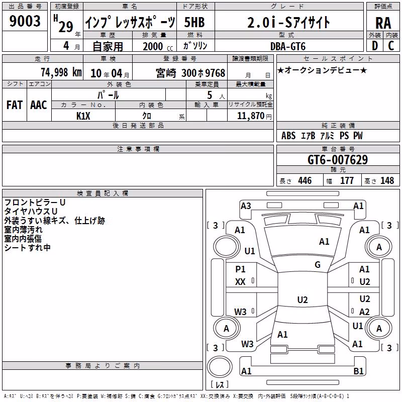SUBARU IMPREZA