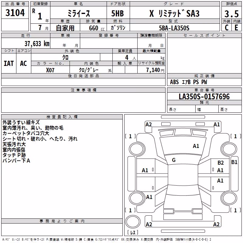 DAIHATSU MIRA E:S