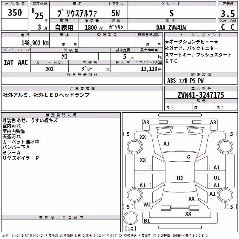 TOYOTA PRIUS ALPHA