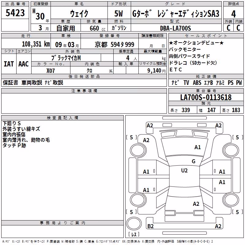 DAIHATSU WAKE