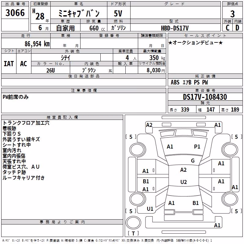MITSUBISHI MINICAB