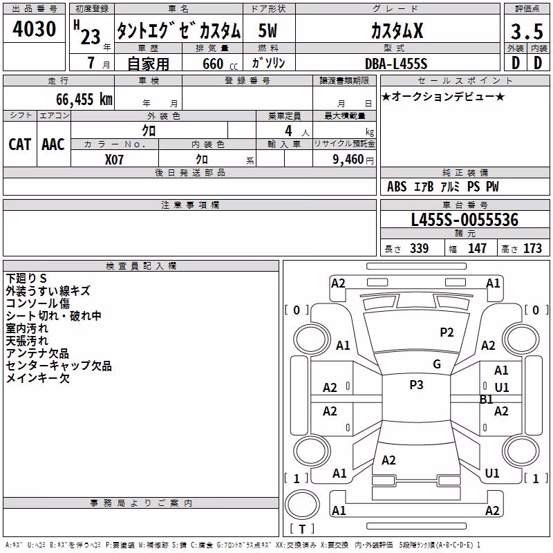 DAIHATSU TANTO EXE