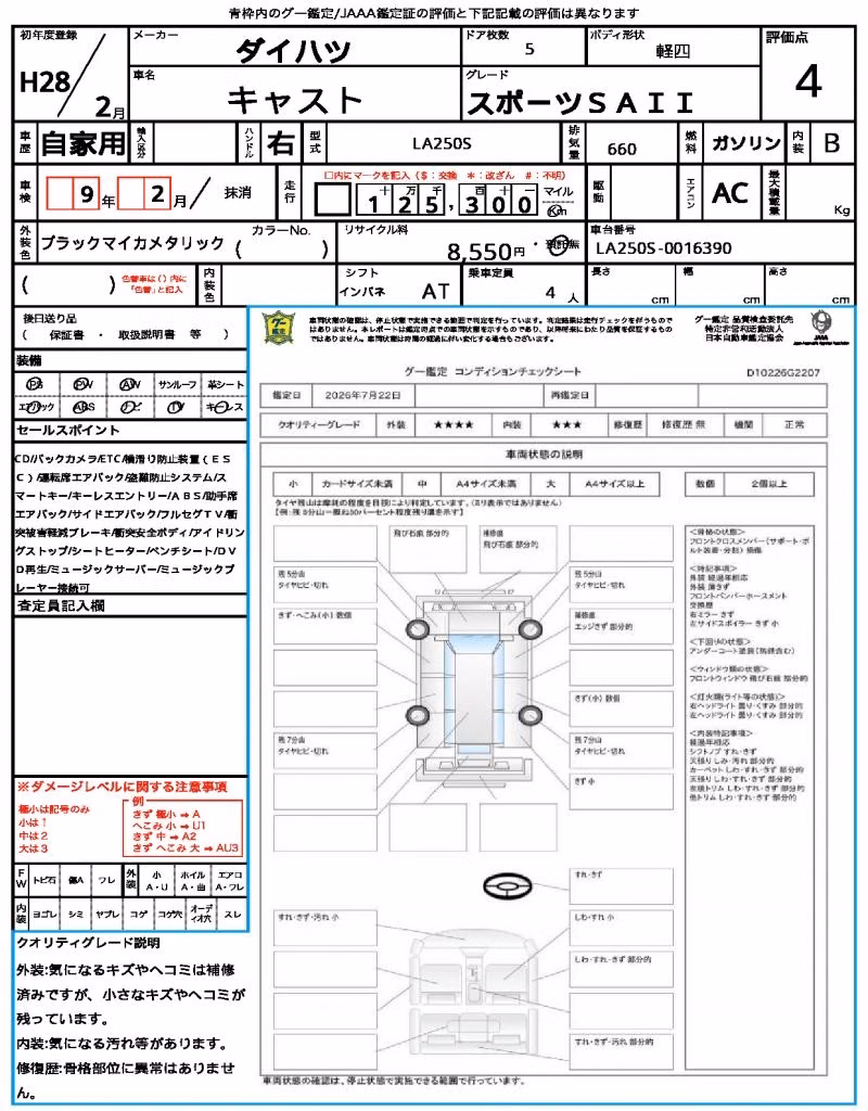 DAIHATSU CAST