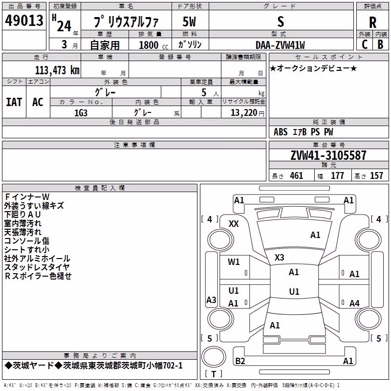 TOYOTA PRIUS ALPHA