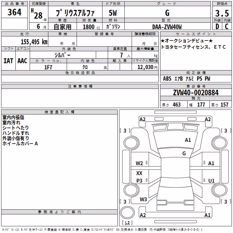 TOYOTA PRIUS ALPHA