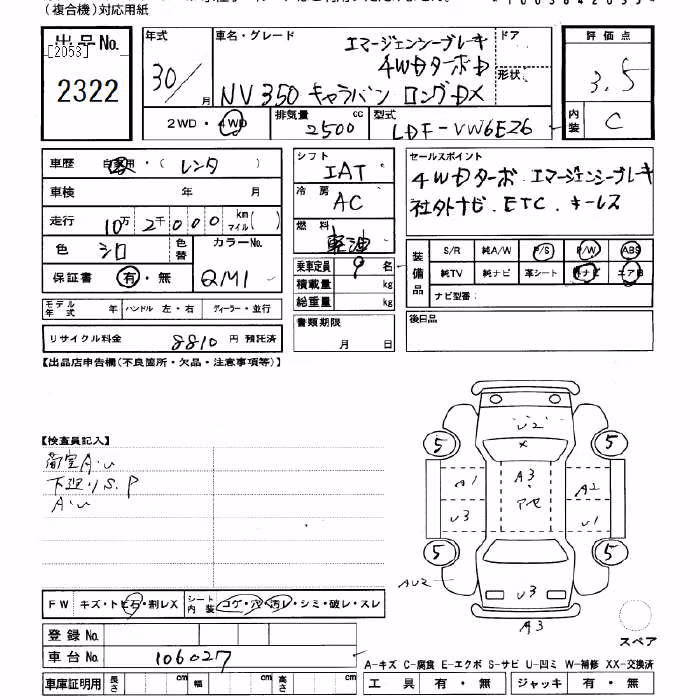 NISSAN NV350 CARAVAN