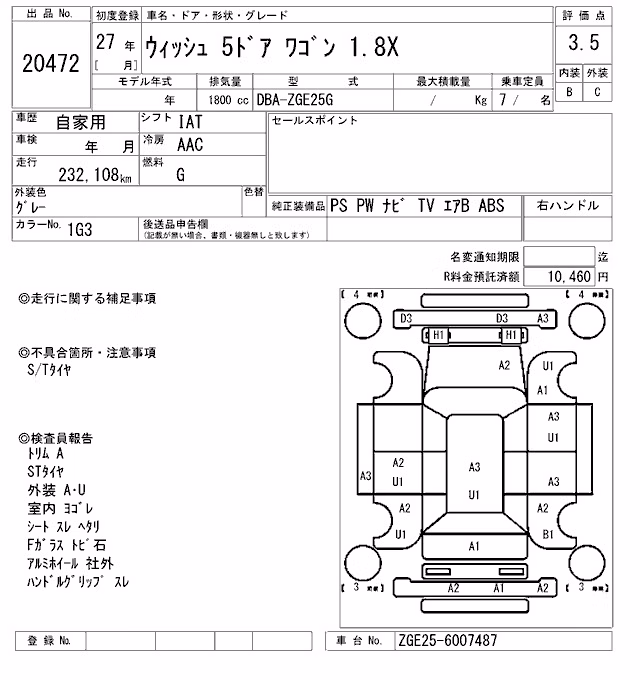 TOYOTA WISH