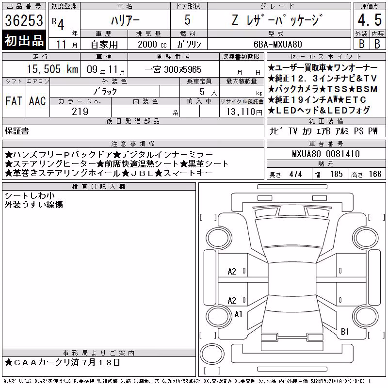 TOYOTA HARRIER