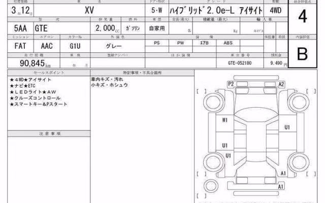SUBARU XV