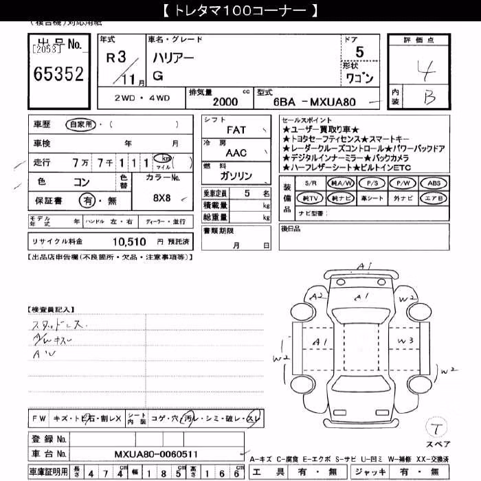 TOYOTA HARRIER