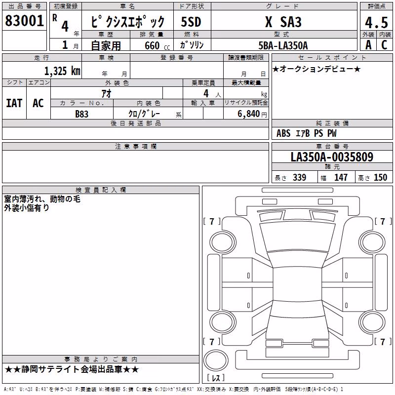 TOYOTA PIXIS EPOCH