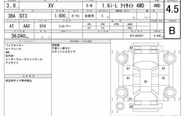 SUBARU XV