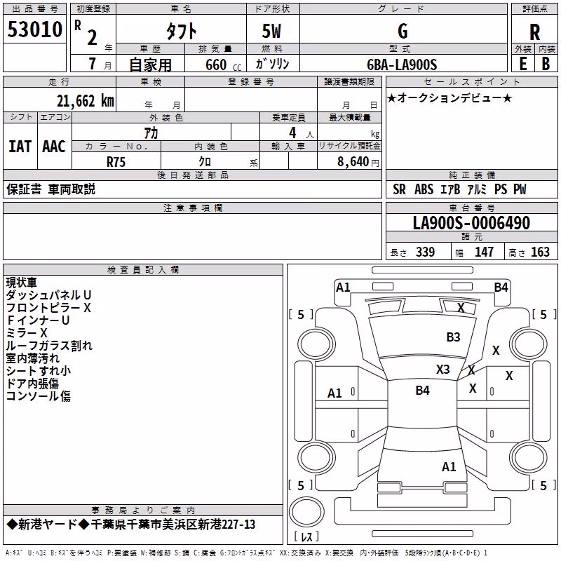 DAIHATSU TAFT