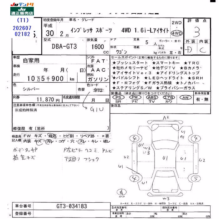 SUBARU XV