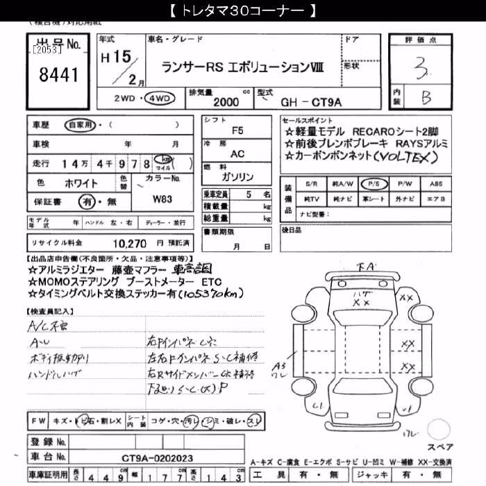 MITSUBISHI LANCER EVOLUTION
