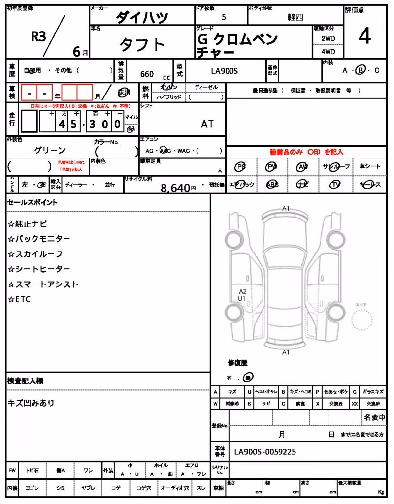 DAIHATSU TAFT