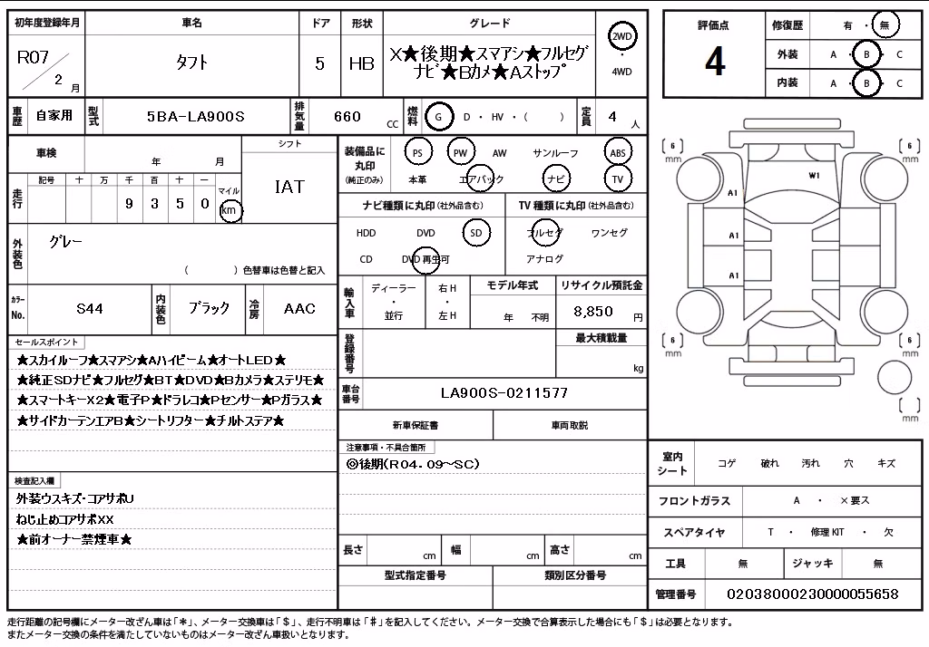 DAIHATSU TAFT