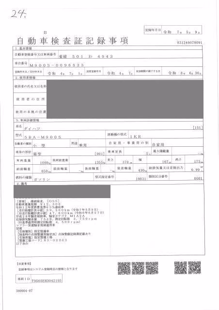 DAIHATSU THOR