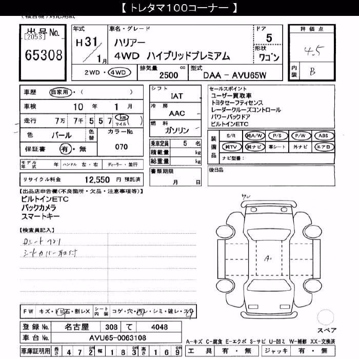 TOYOTA HARRIER