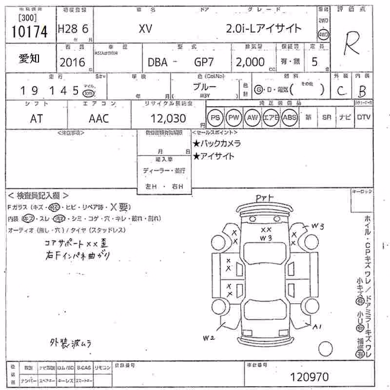 SUBARU XV