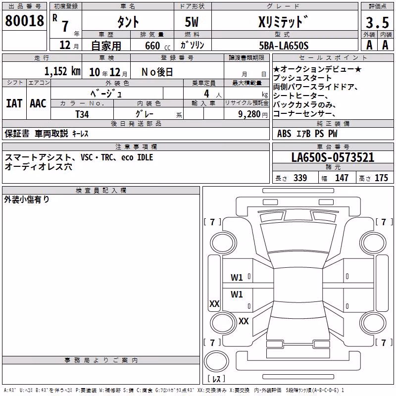 DAIHATSU TANTO