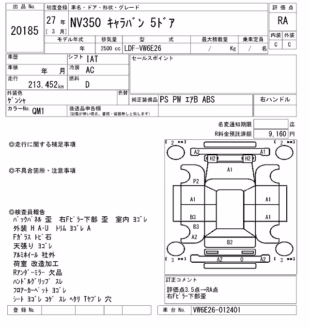 NISSAN NV350 CARAVAN
