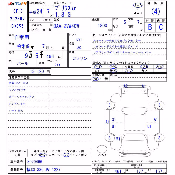 TOYOTA PRIUS ALPHA