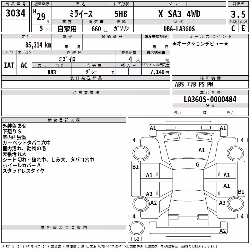 DAIHATSU MIRA E:S