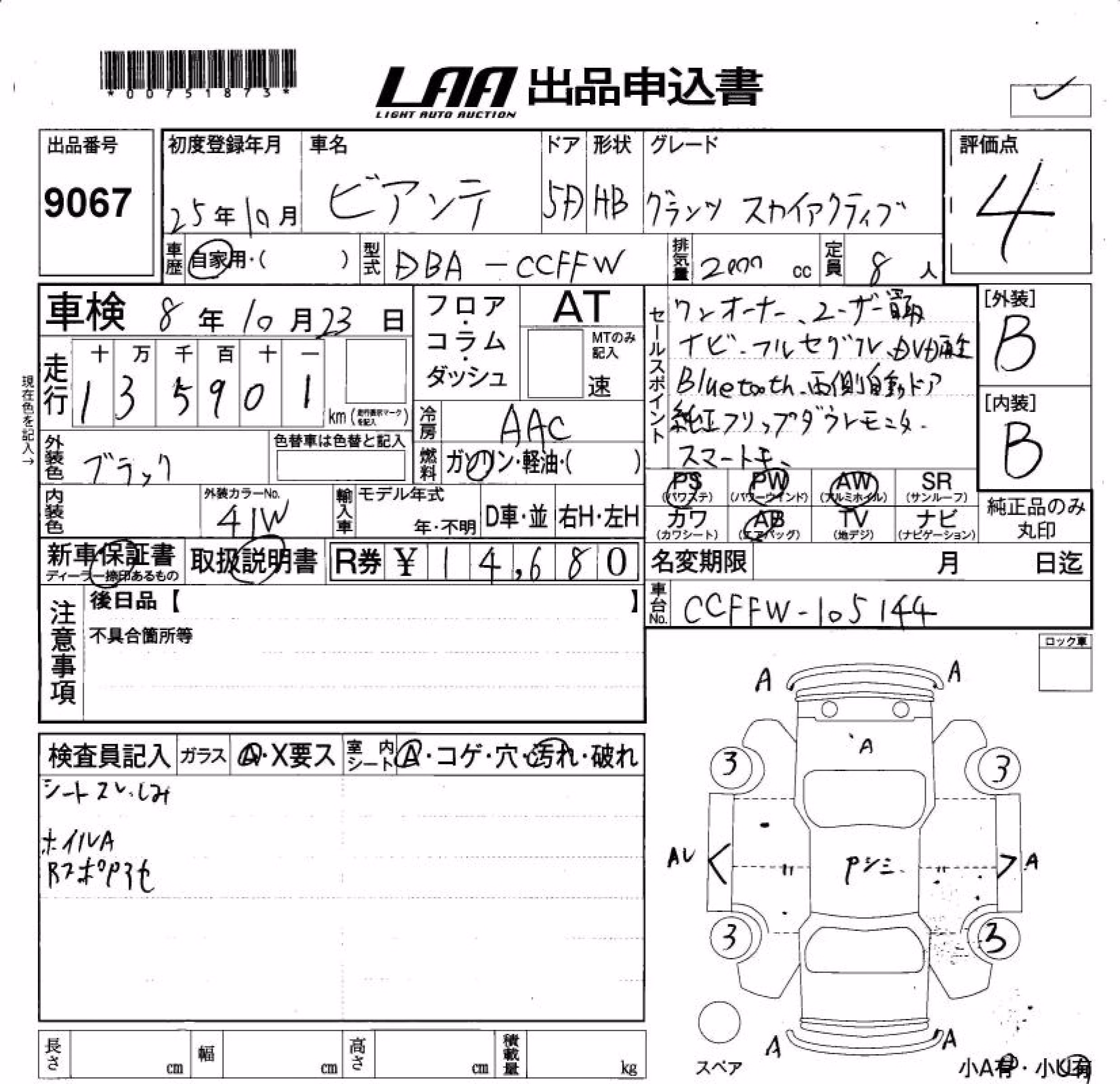 MAZDA BIANTE