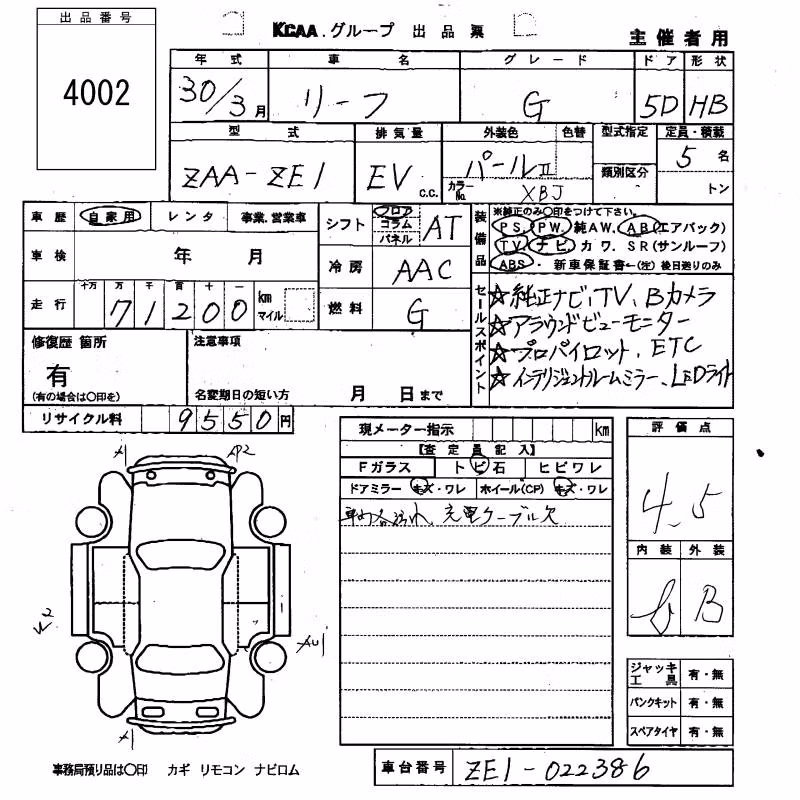 NISSAN LEAF