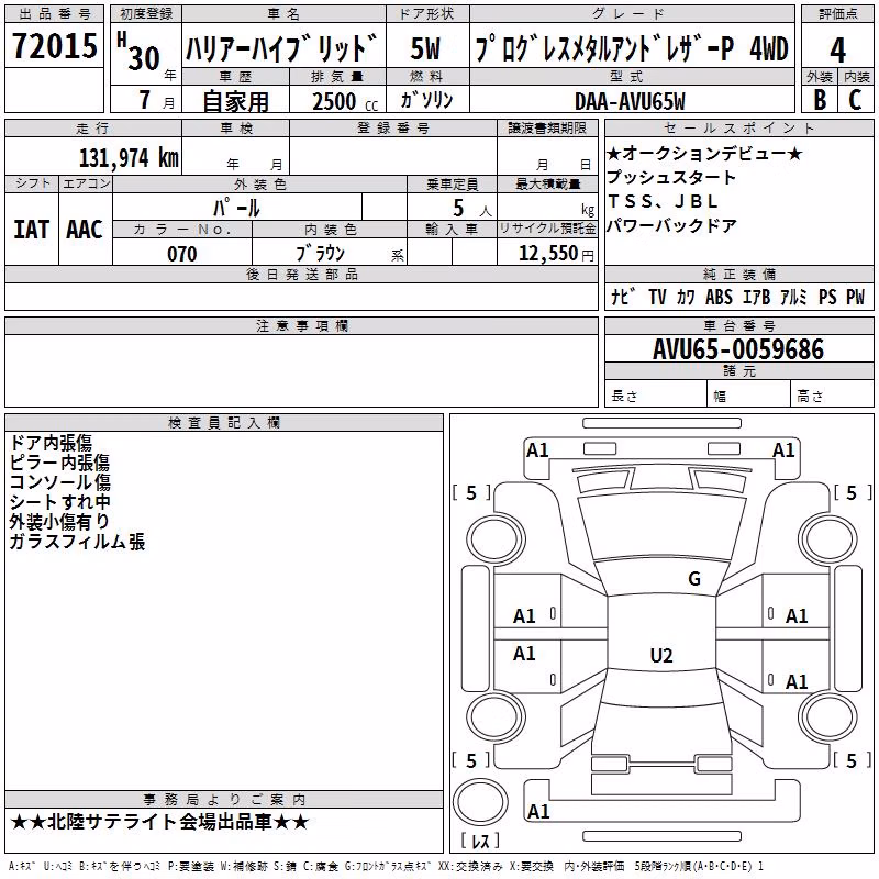 TOYOTA HARRIER