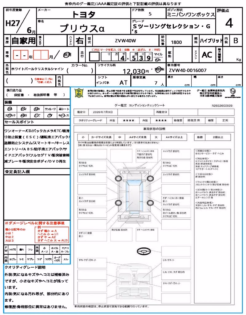 TOYOTA PRIUS ALPHA