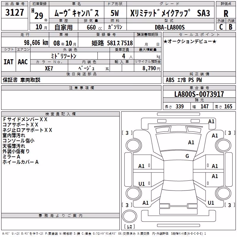 DAIHATSU MOVE CANBUS