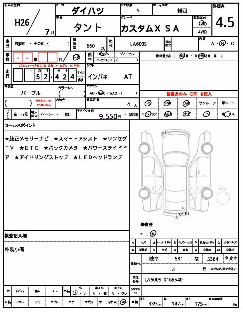 DAIHATSU TANTO