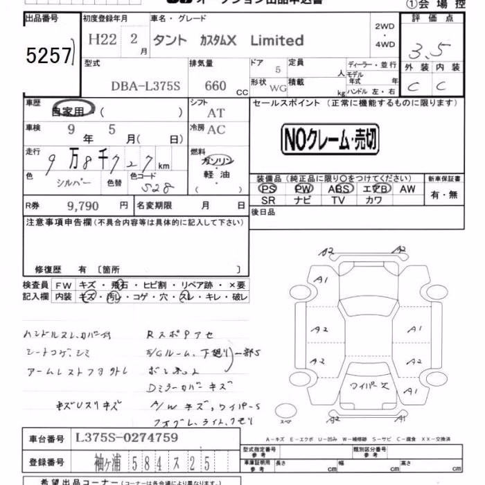 DAIHATSU TANTO