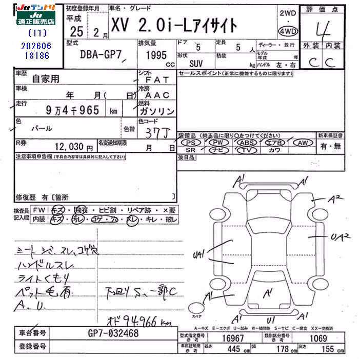SUBARU XV