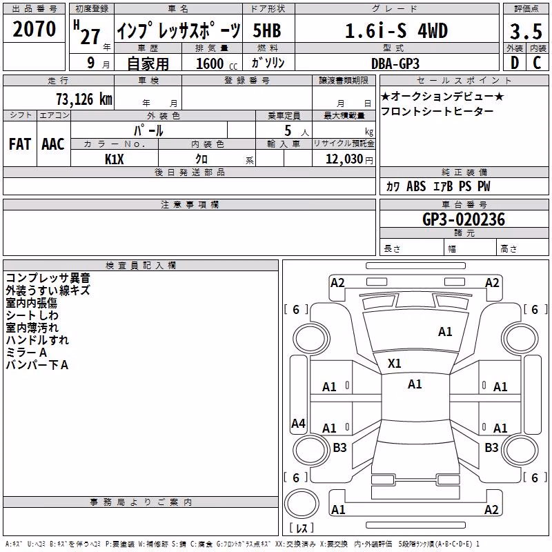 SUBARU IMPREZA