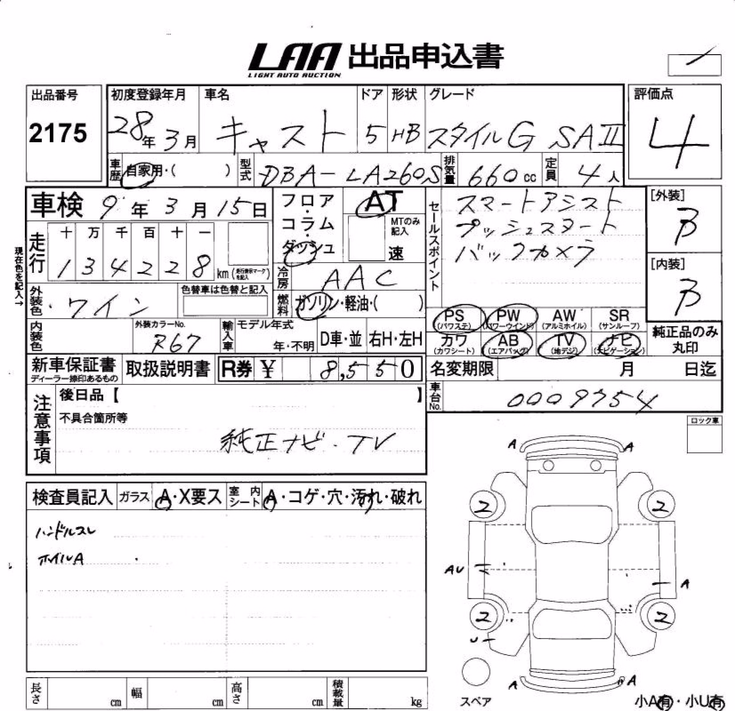 DAIHATSU CAST