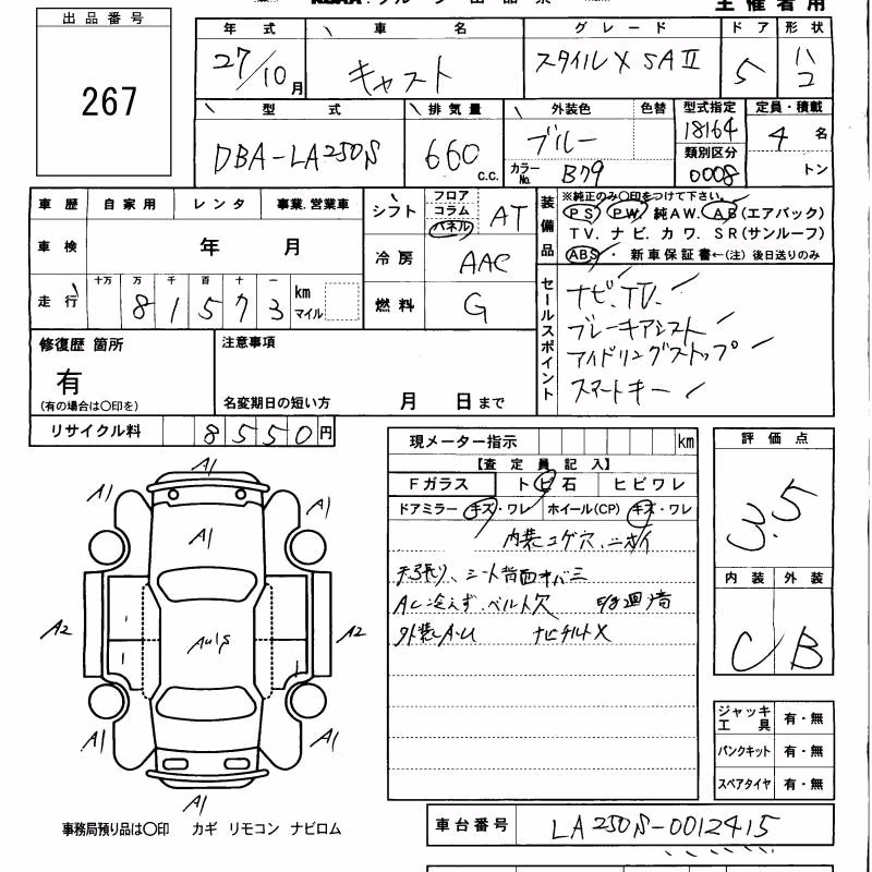 DAIHATSU CAST